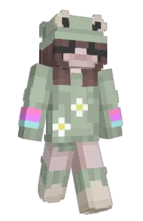 Front of Cayjem's skin