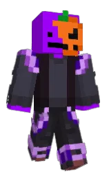 electric violet and gondola Minecraft skin — Classic model — first worn by Hamuri