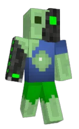 DerSlime's Minecraft skin wearing the Migrator cape