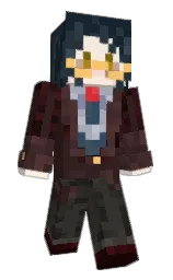 cocoa brown and ebony clay Minecraft skin — Slim model — first worn by holmling