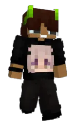 black and cod gray Minecraft skin — Slim model — first worn by IthanHard
