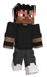 Zexq's Minecraft skin wearing the Vanilla cape