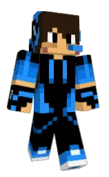 black and sambuca Minecraft skin — Classic model — first worn by Bonito321