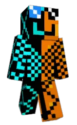 black and mango tango Minecraft skin — Slim model