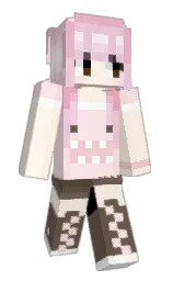 serenade and lavender blush Minecraft skin — Slim model