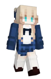 Front of RealisticBlue's skin