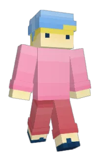 Front of HMitten's skin