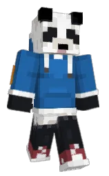 CharCharxyd3's Minecraft skin wearing the Pan cape