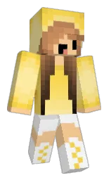 vis vis and white Minecraft skin — Classic model
