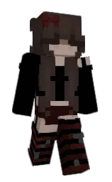 aiwwy's Minecraft skin wearing the Aurora cape