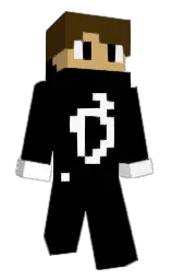black and whiskey Minecraft skin — Slim model
