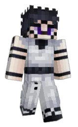 ghost and spun pearl Minecraft skin — Classic model — first worn by SkotOP