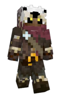 Front of Tenobii's skin
