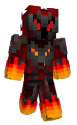 black and mine shaft Minecraft skin — Classic model