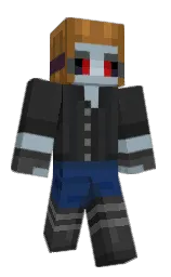 black and mine shaft Minecraft skin — Classic model — first worn by Insert_Toaster