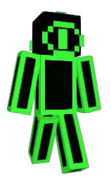 harlequin and deep fir Minecraft skin — Classic model