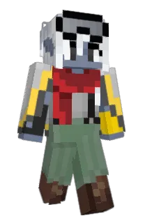 Front of GingerDanger's skin