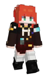 Front of Jzca's skin