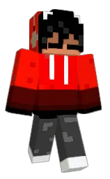 terracotta and black Minecraft skin — Classic model — first worn by is43l5