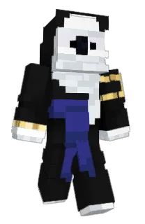Front of smokeNLW's skin