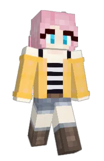 Front of caterain's skin