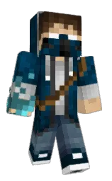 DragonFighter99's Minecraft skin wearing the Migrator cape