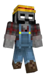 blue bayoux and kashmir blue Minecraft skin — Classic model