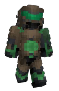 Front of Stegbee's skin