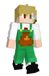 Front of JustaLog's skin