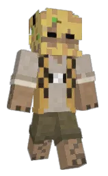 CynDough0's Minecraft skin wearing the Pan cape