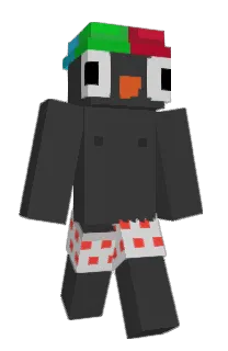 Front of blokmeneertje's skin