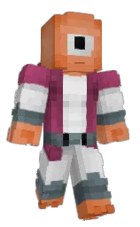 Roseepy's Minecraft skin wearing the Pan cape