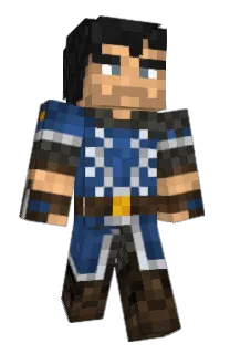Front of Martano's skin