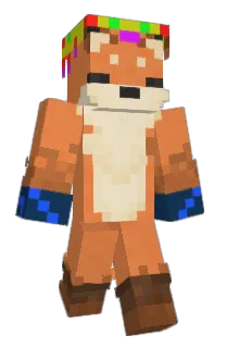 Front of Fiksd's skin