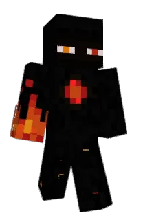 Front of LooterMoon's skin