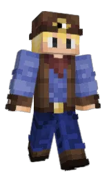 Minecraft-Skin in ship cove und bistre — Modell: Klassisch — zuerst getragen von Andreaqueluscars