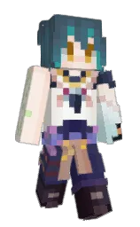 EV1108's Minecraft skin wearing the Migrator cape