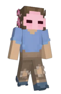 Front of Rueket's skin