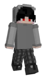 dove gray and gray Minecraft skin — Slim model — first worn by AlexLikesYou