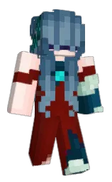 LadyMiko's Minecraft skin wearing the Migrator cape