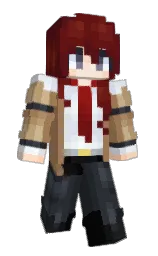 Televize's Minecraft skin wearing the 15th Anniversary cape