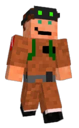 legomaster3945's Minecraft skin wearing the Migrator cape