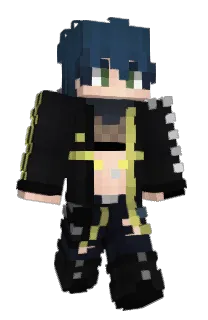 Front of Buldy's skin
