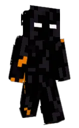 black and bastille Minecraft skin — Classic model