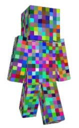 spindle and black Minecraft skin — Slim model — first worn by Zoleeey