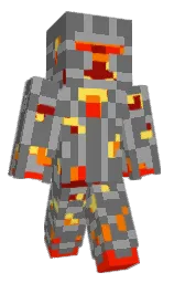 dove gray and mustard Minecraft skin — Classic model — first worn by M1cstarr
