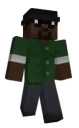 delirio's Minecraft skin wearing the Migrator cape