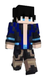 JusttRenzzy's Minecraft skin wearing the Vanilla cape