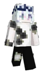 Kyomui's Minecraft skin wearing the Aurora cape