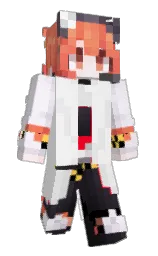 BC123A's Minecraft skin wearing the Pan cape